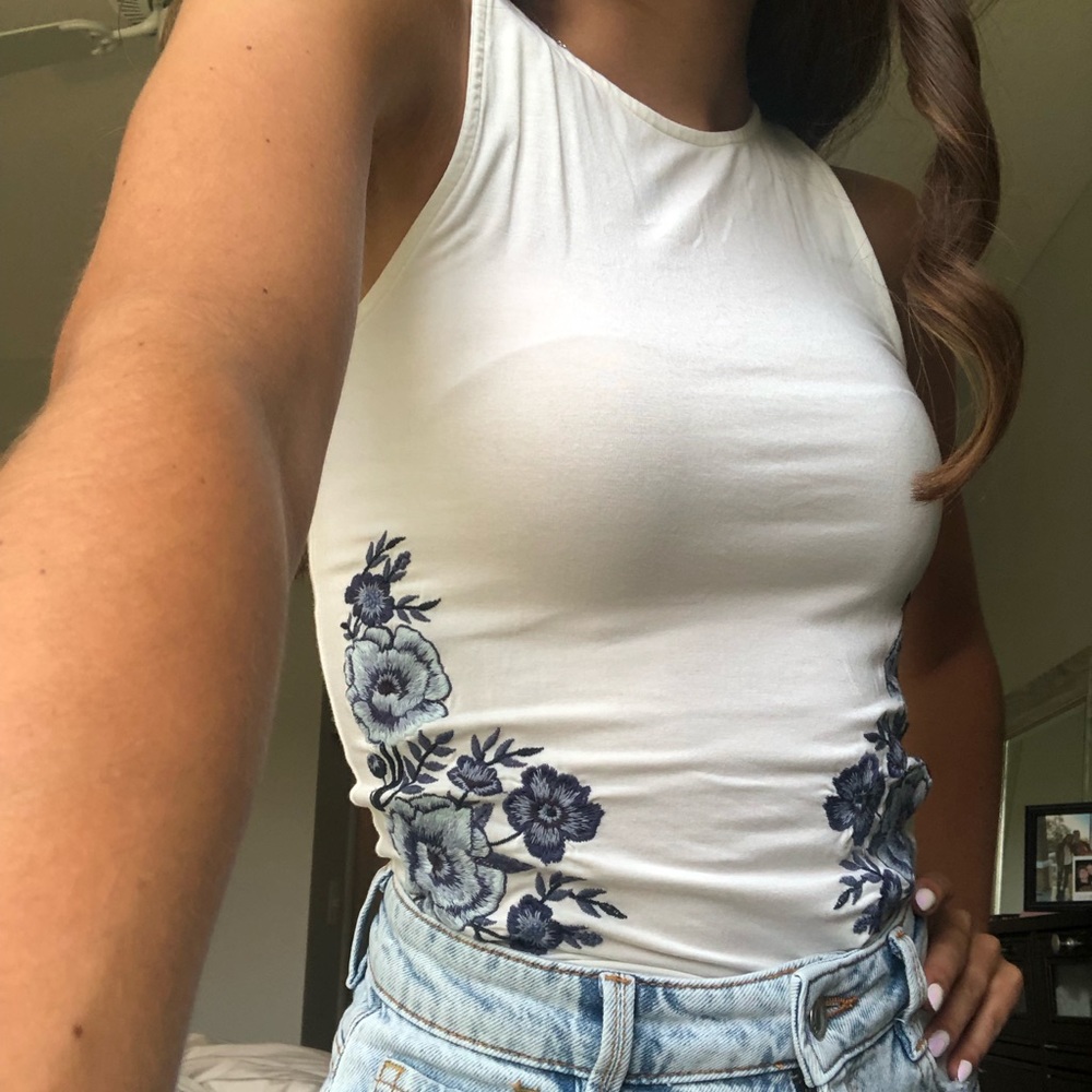 American Eagle Tank with Embroidery